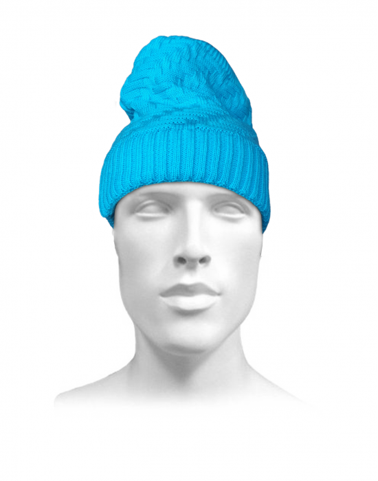 Unisex acrylic  self Designer Cap skyblue